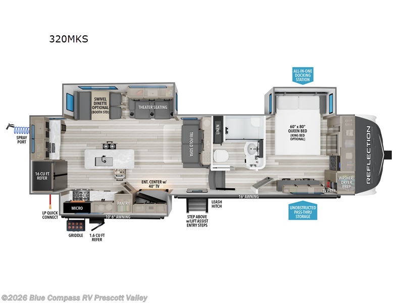 New 2025 Grand Design Reflection 320MKS available in Prescott Valley, Arizona