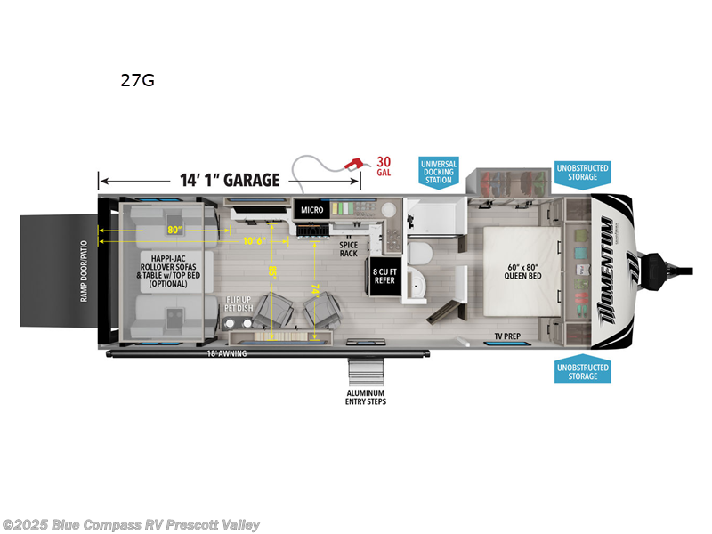 New 2026 Grand Design Momentum G-Class 27G available in Prescott Valley, Arizona