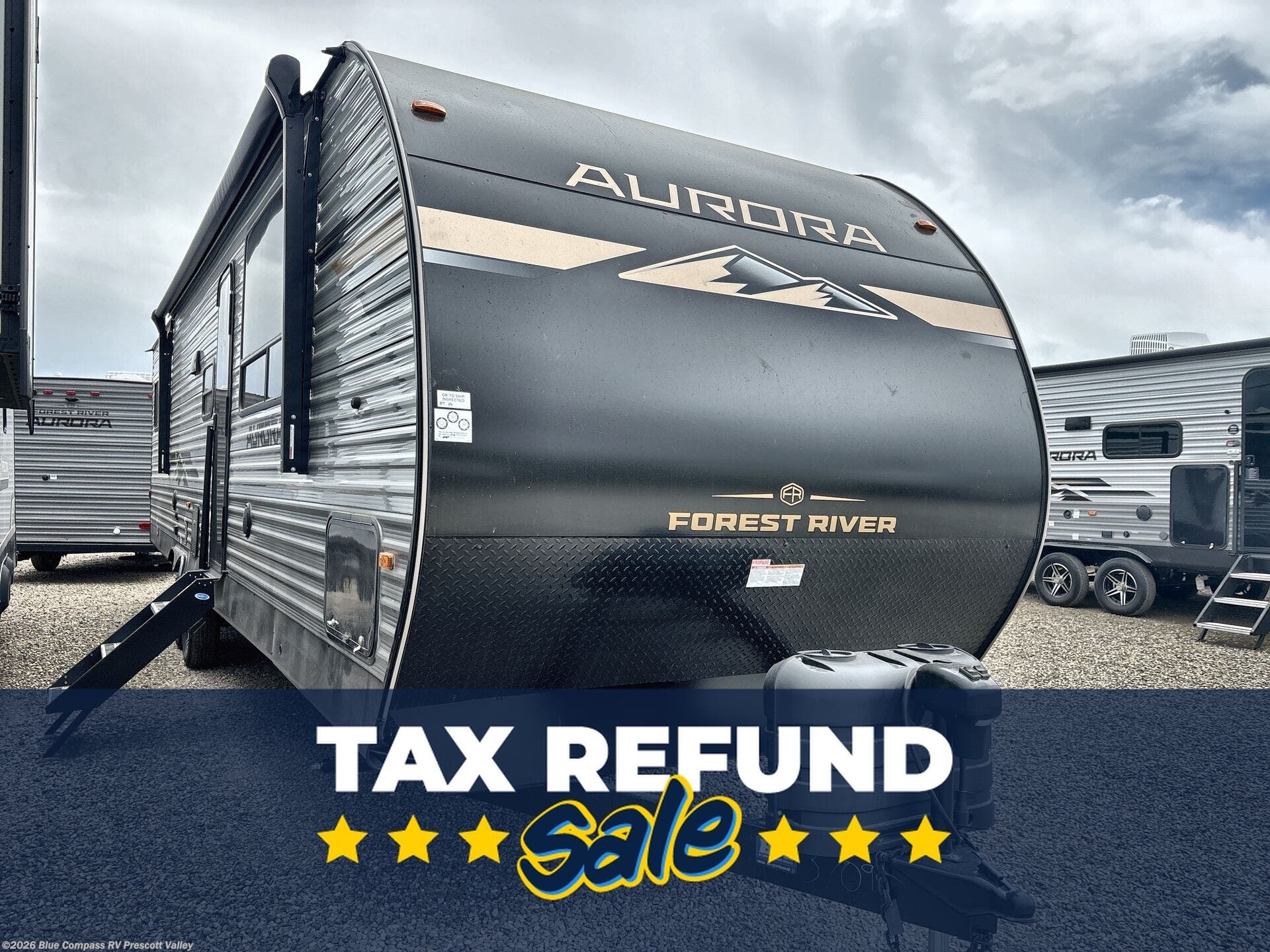 New 2026 Forest River Aurora 34BHTS (2 Queen Beds) available in Prescott Valley, Arizona