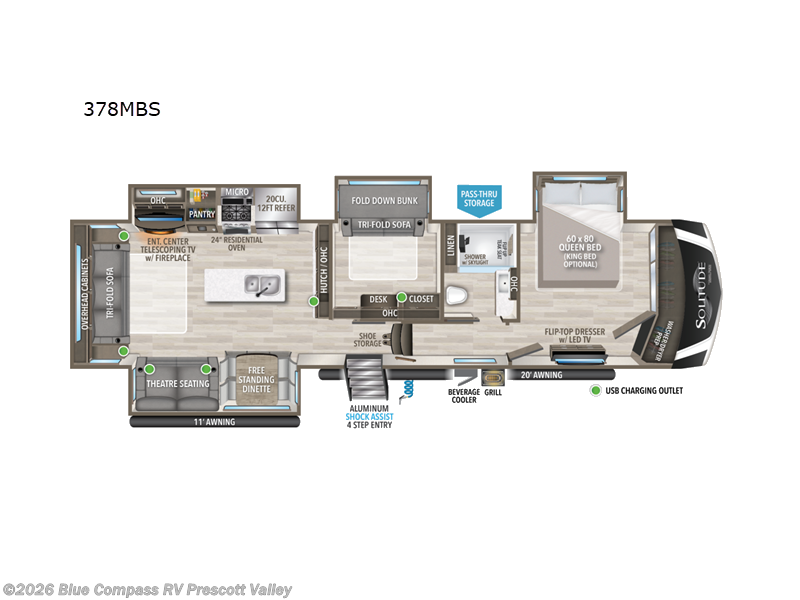 Used 2023 Grand Design Solitude 378MBS available in Prescott Valley, Arizona