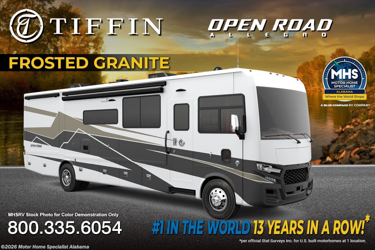 New 2027 Tiffin Open Road Allegro 29 NA available in Montgomery, Alabama