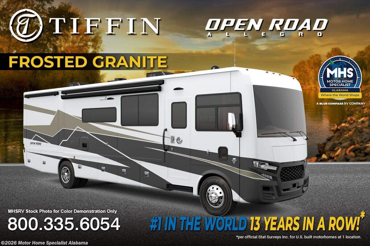 New 2027 Tiffin Open Road Allegro 29 NA available in Montgomery, Alabama