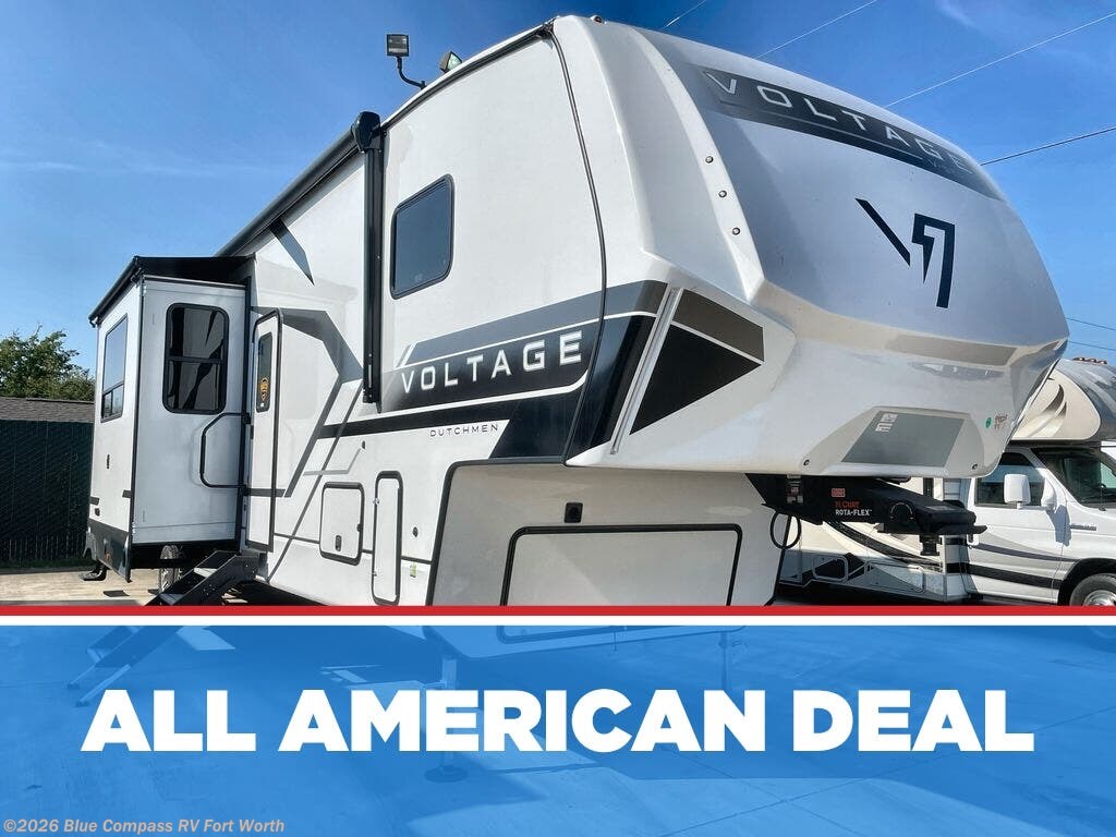 New 2026 Dutchmen Voltage V-Series 3850 available in Fort Worth, Texas