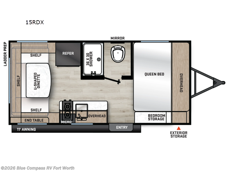 New 2027 Forest River Aurora Light 15RDX available in Fort Worth, Texas