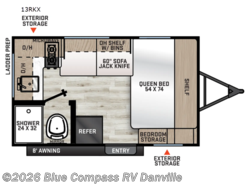 New 2026 Forest River Aurora Light 13RKX available in Ringgold, Virginia