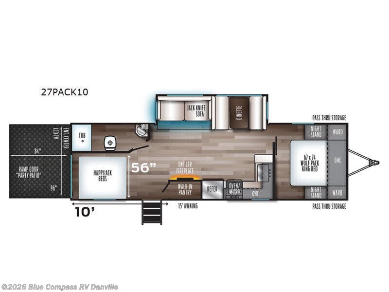 Used 2020 Forest River Cherokee Wolf Pack 27PACK10 available in Ringgold, Virginia