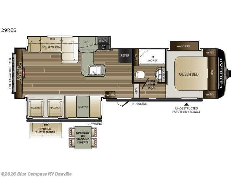 Used 2018 Keystone Cougar 29RES available in Ringgold, Virginia