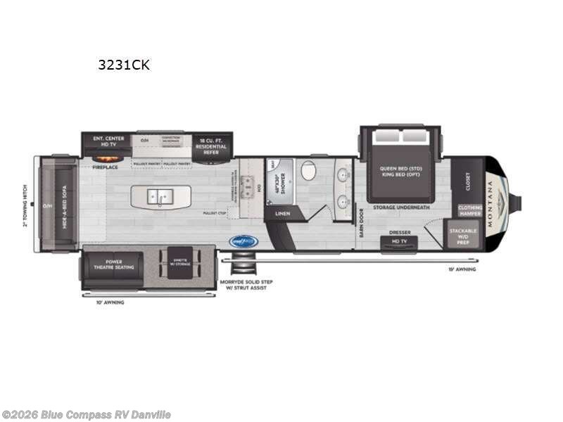 Used 2021 Keystone Montana 3231CK available in Ringgold, Virginia