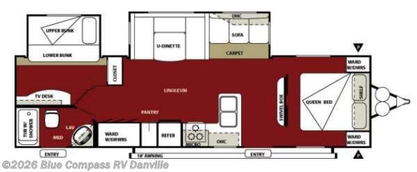 Used 2014 Forest River Wildwood 29BHBS available in Ringgold, Virginia