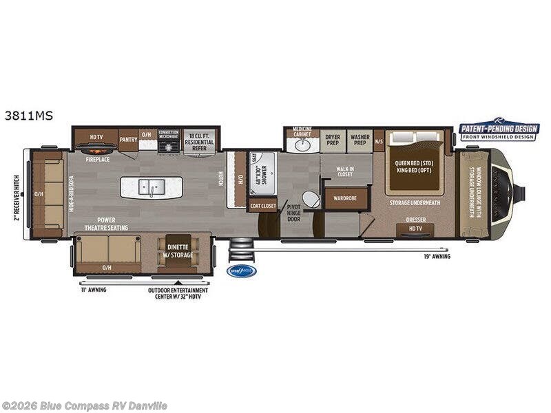 Used 2018 Keystone Montana 3811MS available in Ringgold, Virginia