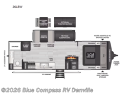 New 2027 Keystone Cougar Half-Ton 26LBW available in Ringgold, Virginia