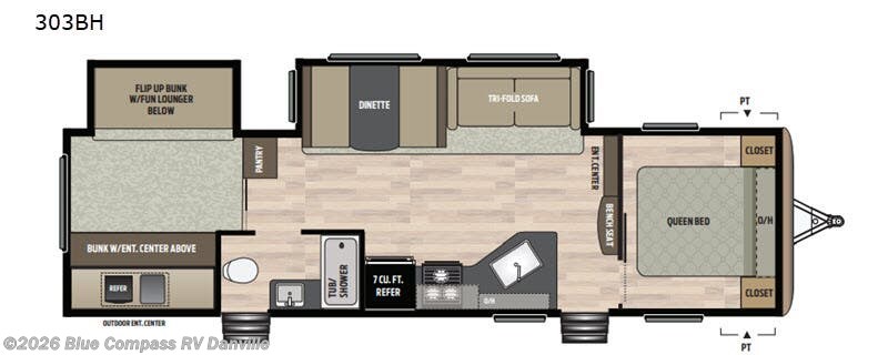 Used 2019 Keystone Springdale 303BH available in Ringgold, Virginia
