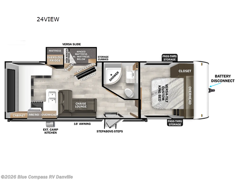 Used 2025 Forest River Salem Cruise Lite 24VIEW available in Ringgold, Virginia