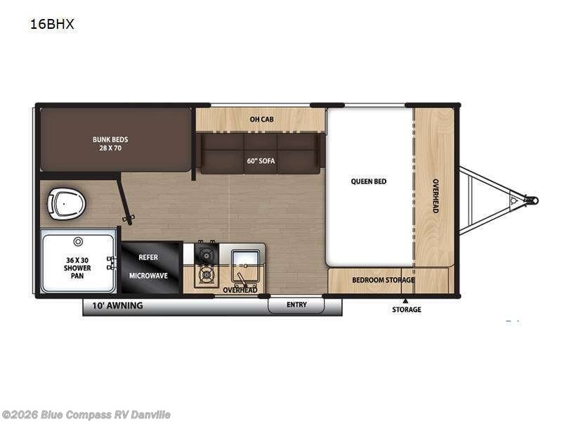 Used 2023 Forest River Aurora 16BHX available in Ringgold, Virginia