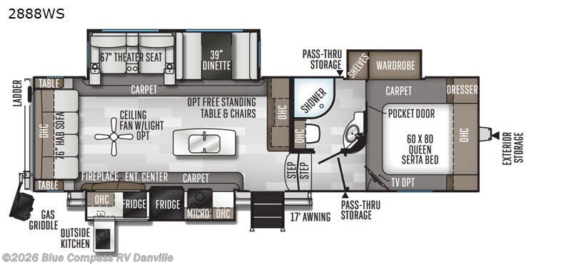 Used 2020 Forest River Rockwood Ultra Lite 2888WS available in Ringgold, Virginia