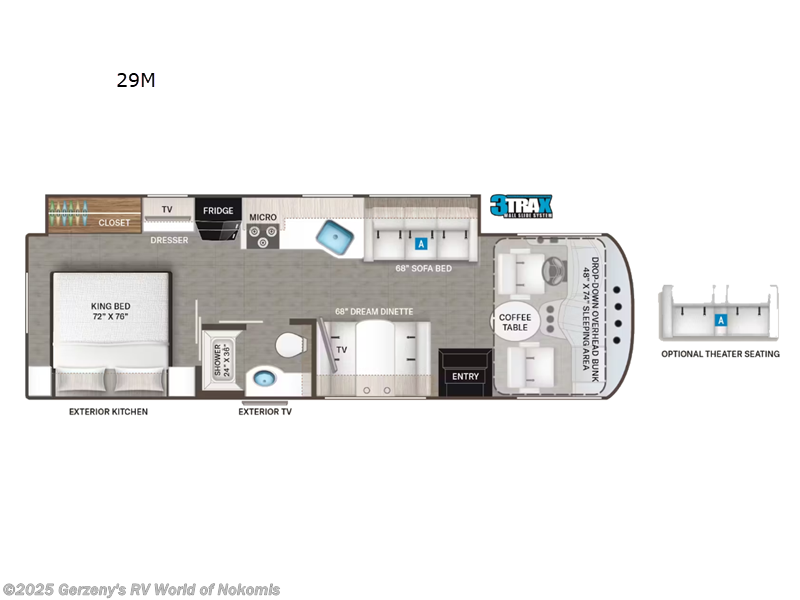 New 2025 Thor Motor Coach Hurricane 29M available in Nokomis, Florida