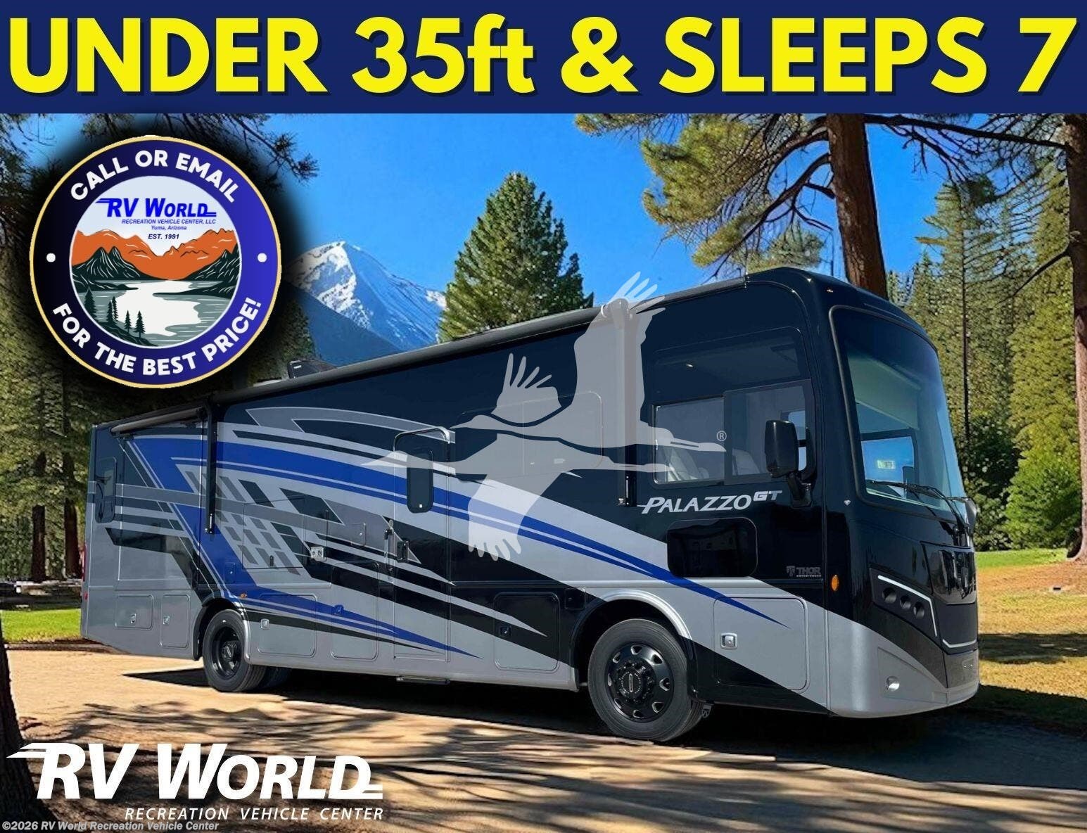 New 2025 Thor Motor Coach Palazzo GT 33.5 available in Yuma, Arizona