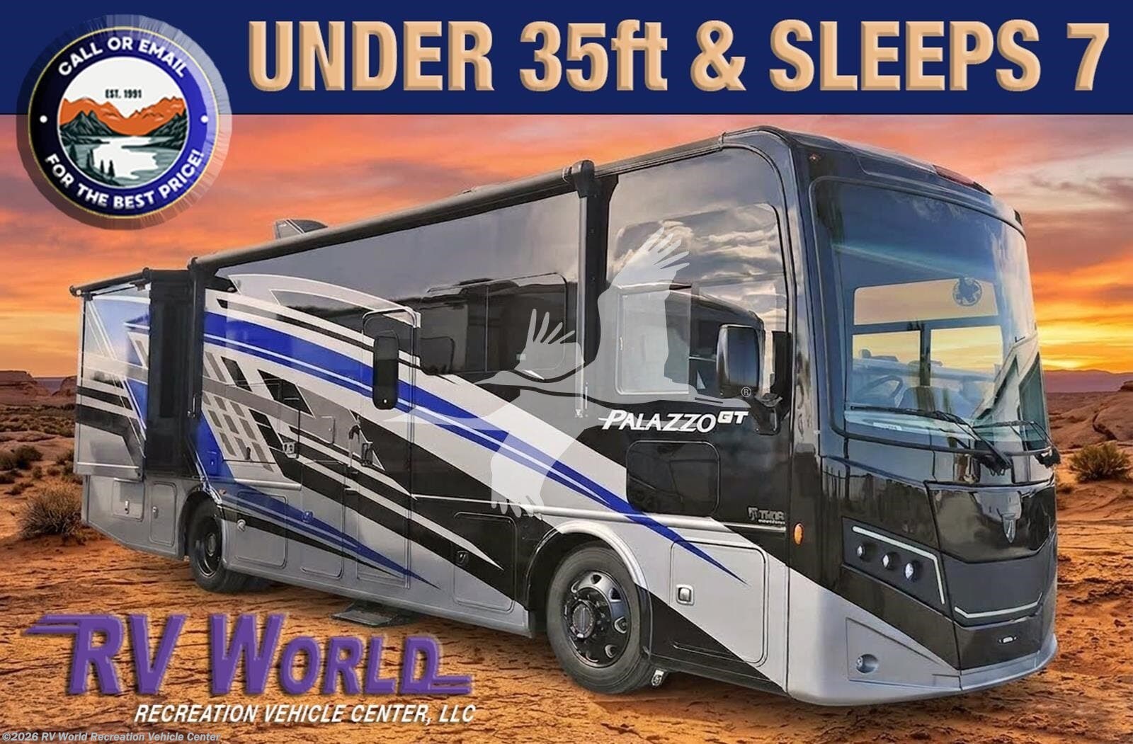 New 2025 Thor Motor Coach Palazzo GT 33.5 available in Yuma, Arizona