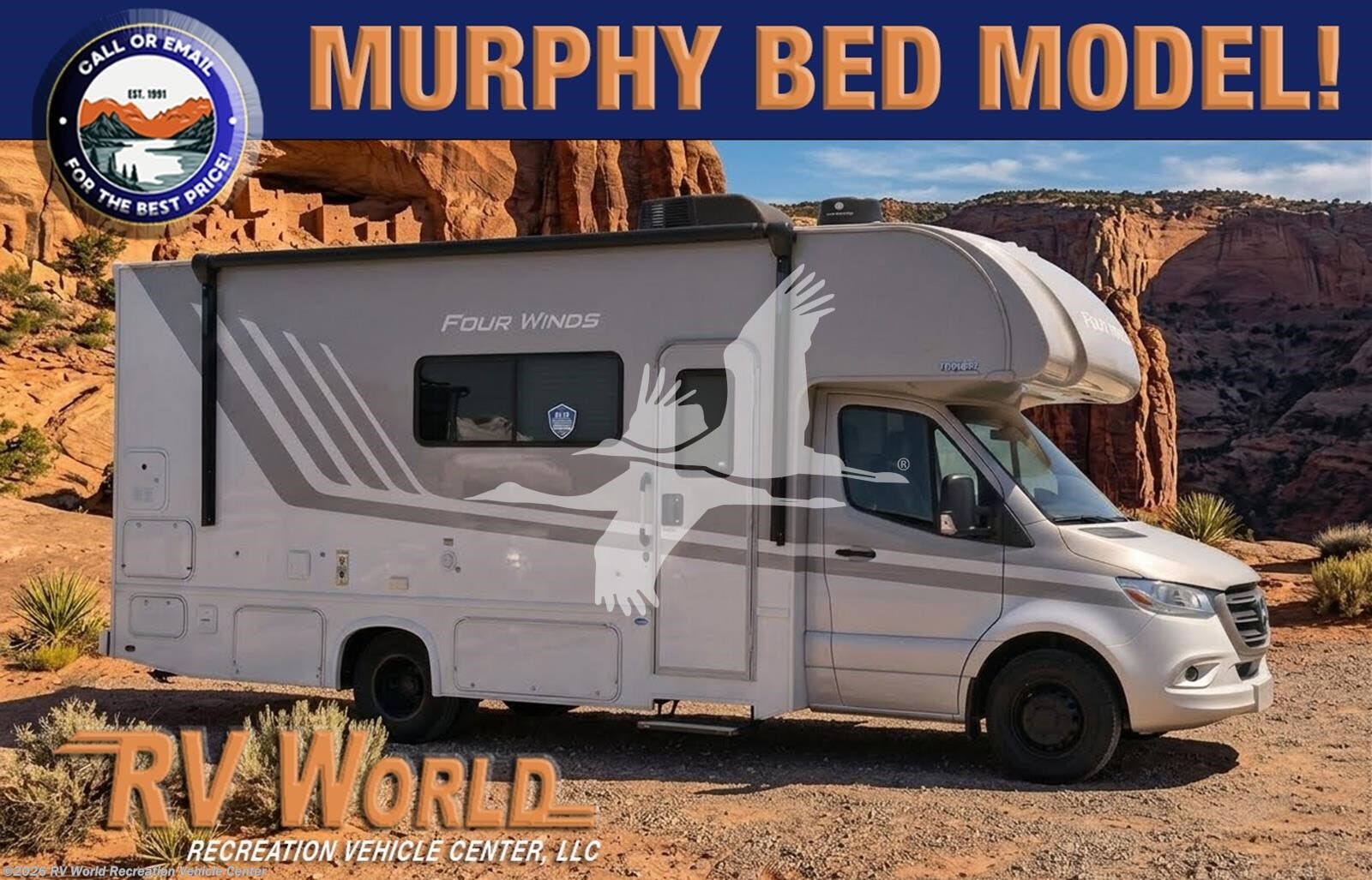 New 2025  Thor Motor Coach Four Winds 24LT by Thor Motor Coach from RV World Recreation Vehicle Center in Yuma, AZ