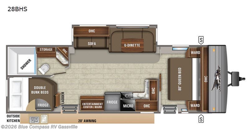 Used 2020 Jayco Jay Flight 28BHS available in Gassville, Arkansas