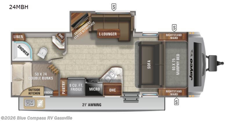 Used 2021 Jayco White Hawk 24MBH available in Gassville, Arkansas