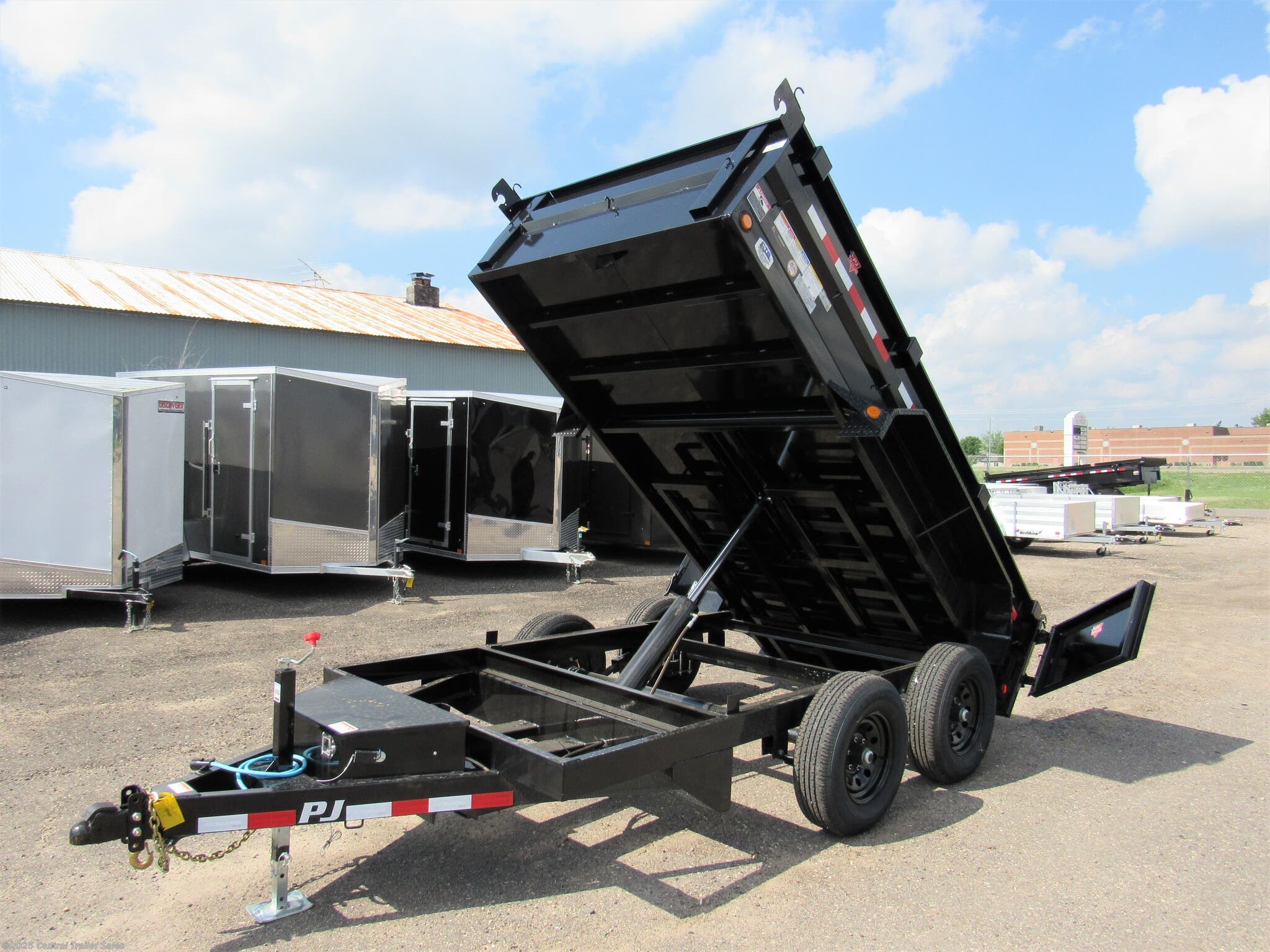 Dump 2021 PJ Trailers Dump 72" Tandem Axle Dump (D3) 12' TrailersUSA