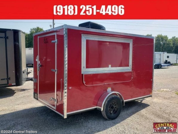 2023 Cargo Craft EF-7121 Concession Trailer Red with Blackout available in Broken Arrow, OK