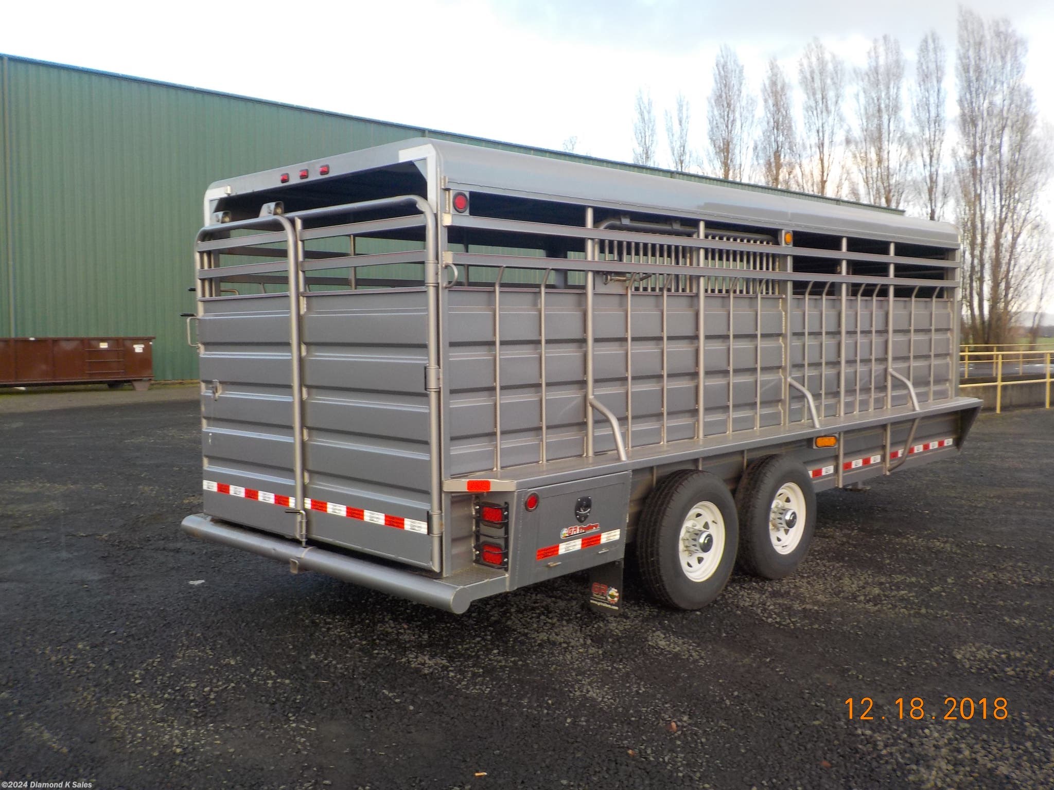 Livestock Trailer - 2018 GR 6'8" X 20' GOOSENECK | TrailersUSA