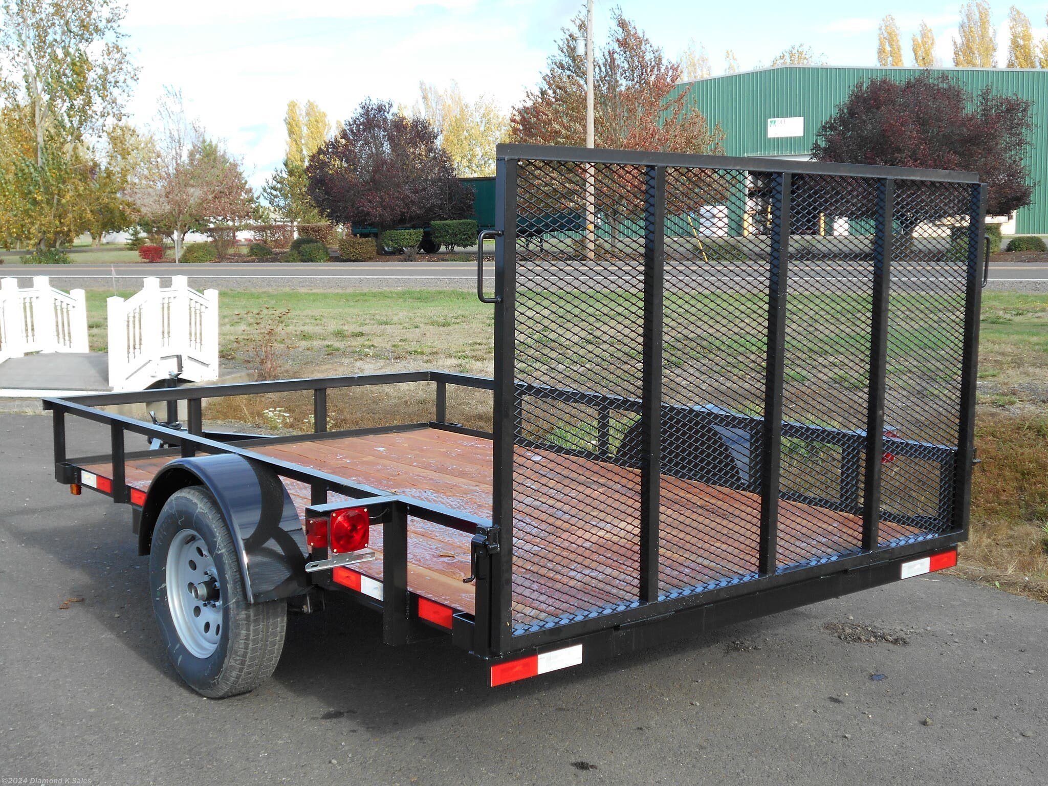 Utility Trailer - 2019 Diamond K 6.5' X 10' 3K Utility W/Gate | TrailersUSA