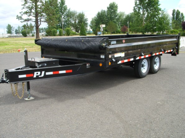 2023 PJ Trailers Dump D8 8' X 16' 14K Deck Over available in Halsey, OR