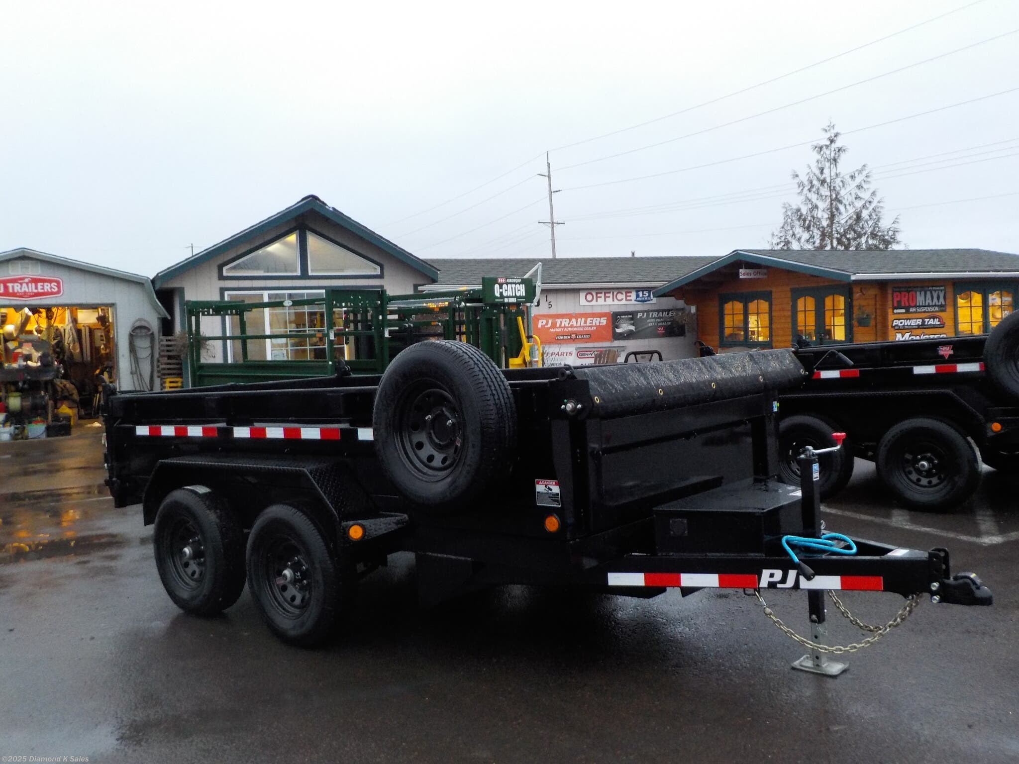 2022 PJ Trailers Dump D3 6' X 12' 10K 6x12 Dump Trailer 1366966