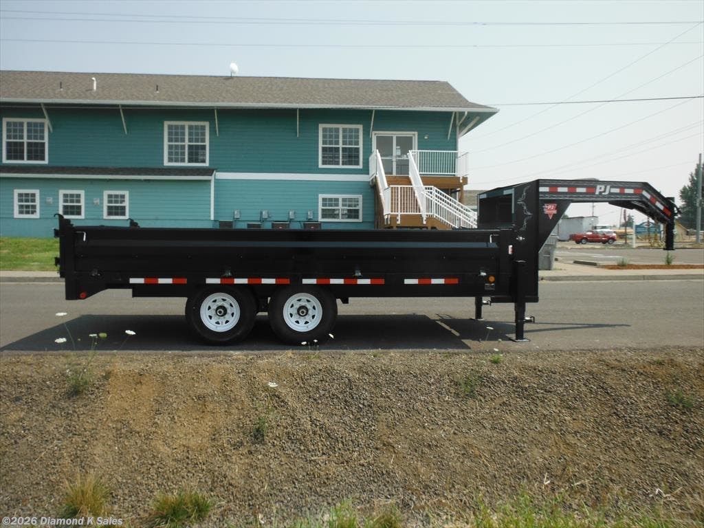 8x16 Dump (Heavy Duty) Trailer for sale New PJ Trailers Dump D8 8' X