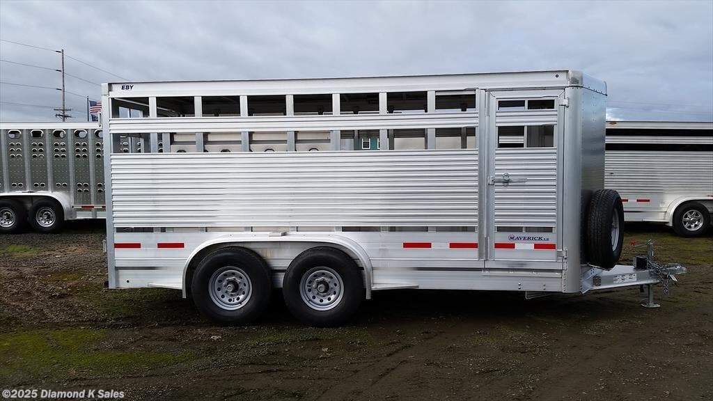 6x16 Cattle/Livestock Trailer for sale New EBY Maverick LS 6'6" X 16