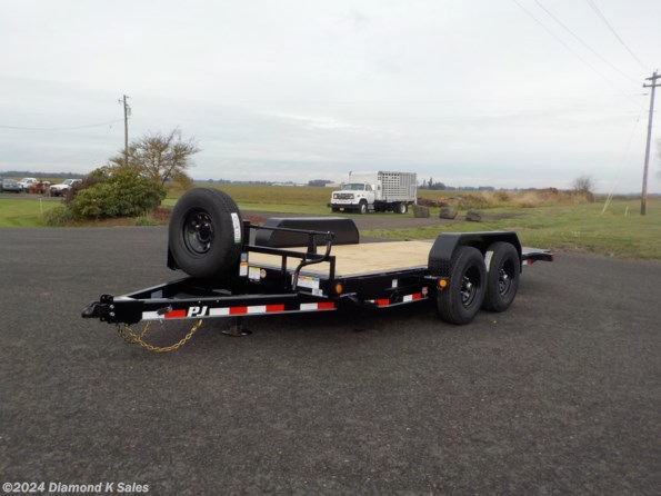 2023 PJ Trailers Tilt T6 7' x 16' 14K available in Halsey, OR