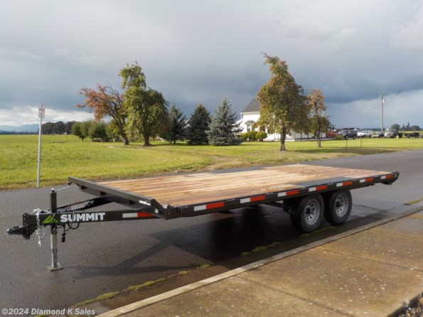 2023 Summit Trailer Cascade 102" x 18' 10K Deck Over available in Halsey, OR