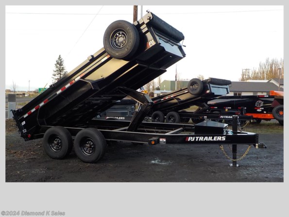 2023 PJ Trailers Dump DX 7' x 14' 14k 28" Low Pro available in Halsey, OR