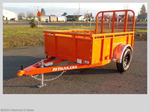2023 PJ Trailers Utility U6 5' x 10' 3k Landscape available in Halsey, OR