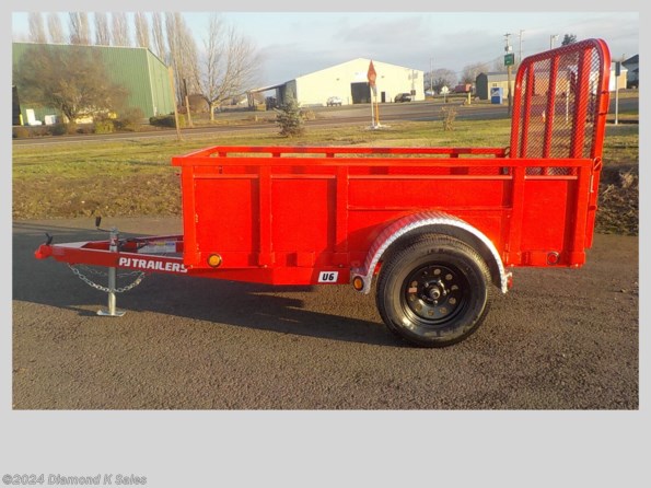 2023 PJ Trailers Utility U6 5' x 8' 3k Landscape available in Halsey, OR