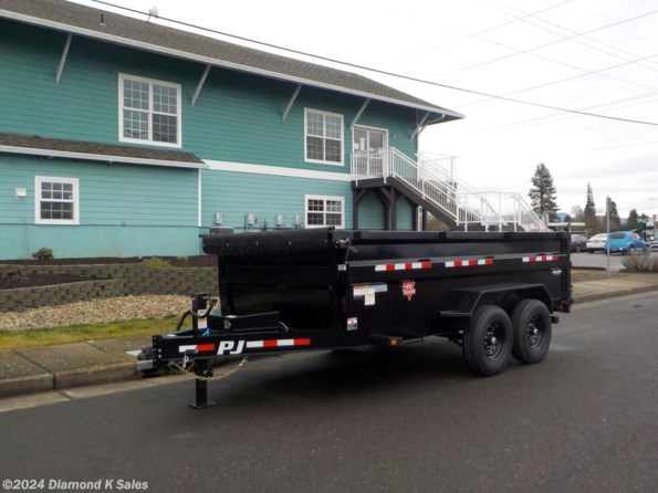 2024 PJ Trailers Dump DM 7' X 14' X 3' 14K 3' High Side 28" Low Pro available in Halsey, OR