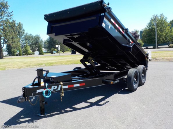 2025 PJ Trailers Dump 7' X 14' 14K DL 28" Low Pro available in Halsey, OR