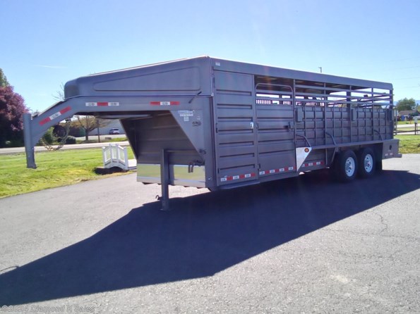 2025 GR 6'8" X 24' GR LIVESTOCK WITH TACK ROOM available in Halsey, OR