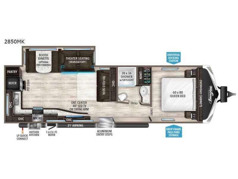 Used 2019 Grand Design Imagine 2850MK available in Strafford, Missouri