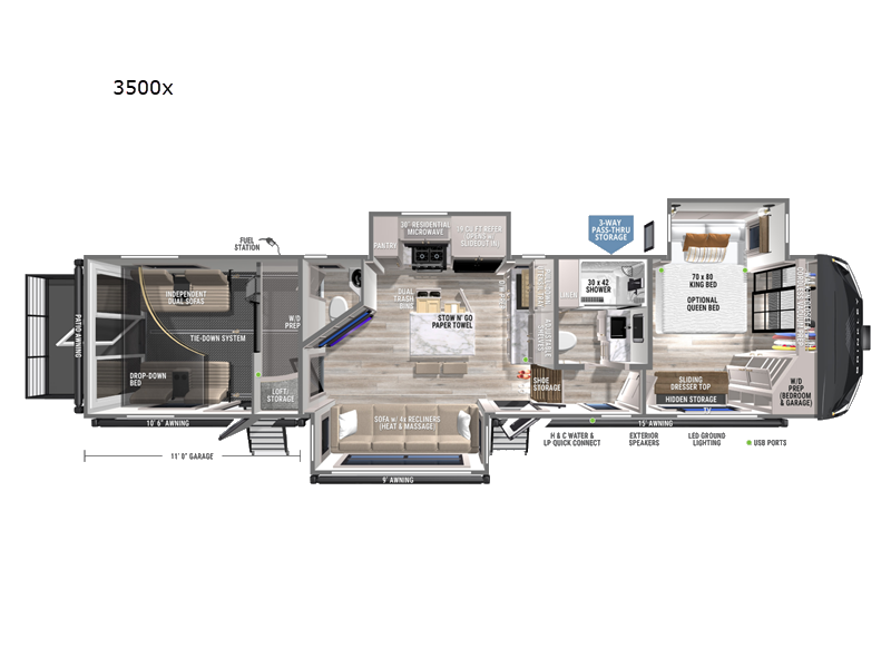 New 2026 Brinkley RV  Model Gx 3500x available in Strafford, Missouri