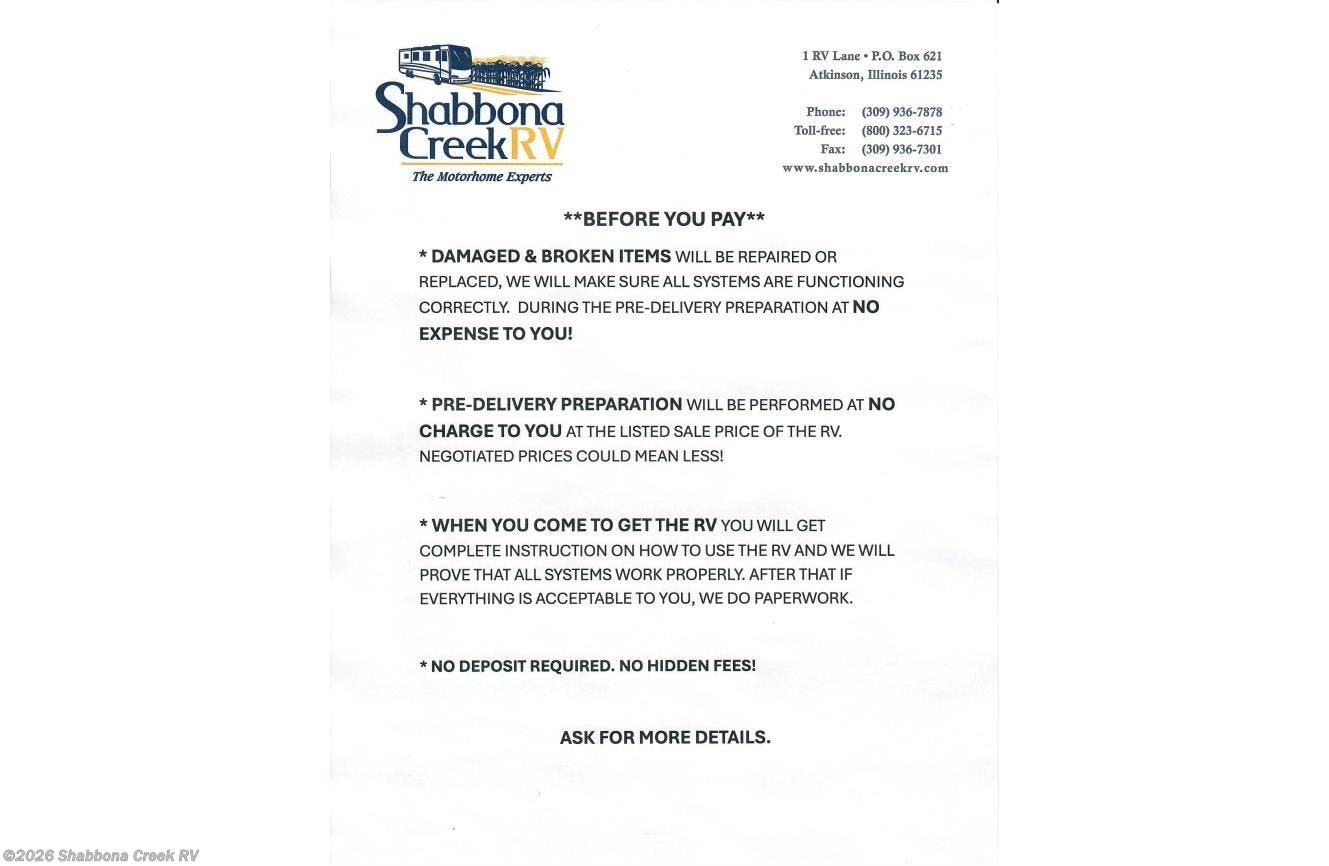 Used 2016 Thor  Quantum 31WS * available in Atkinson, Illinois