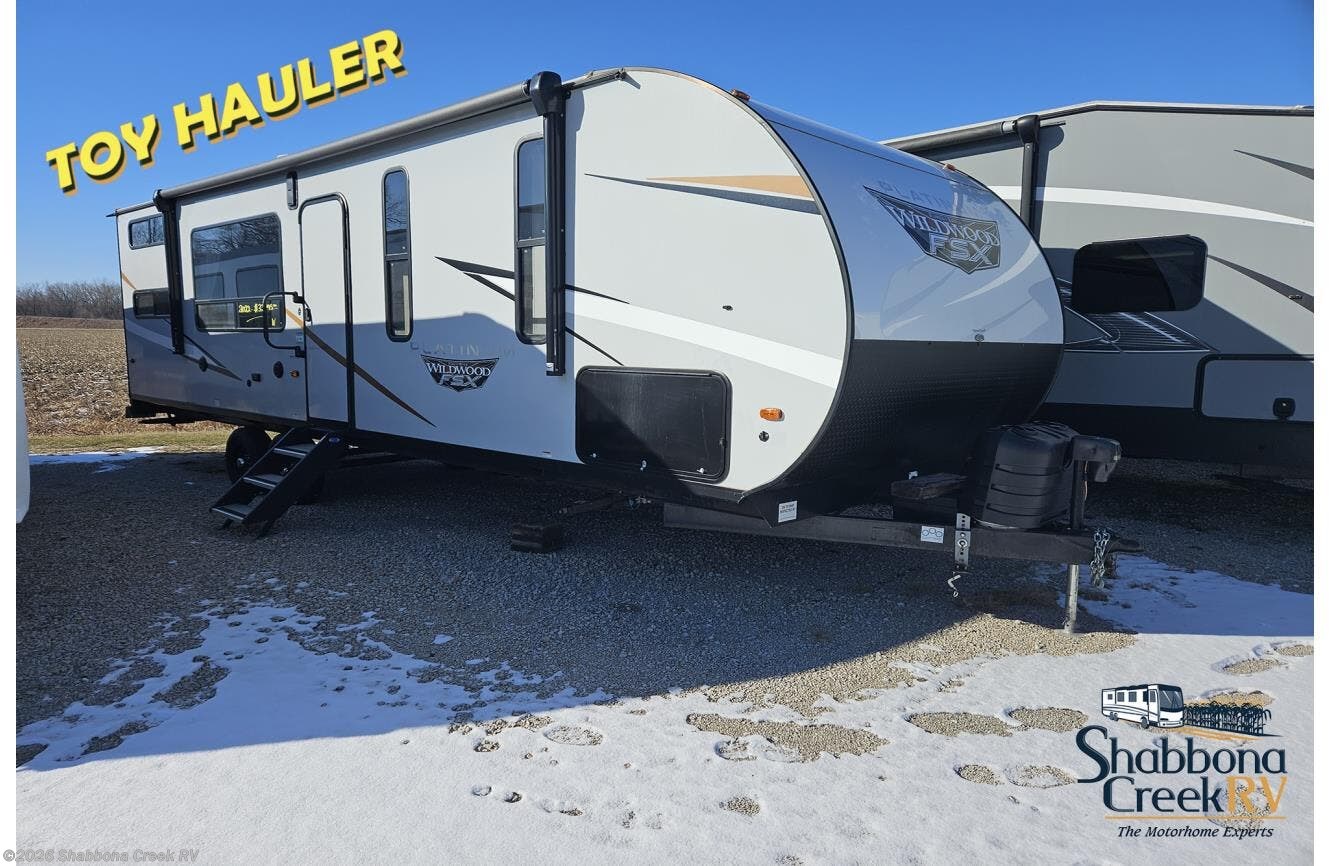Used 2022 Forest River Wildwood Toy Hauler FSX 270 RTK * available in Atkinson, Illinois
