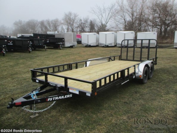2024 PJ Trailers Utility UL  UL22032BSBK-ATVR-SP02 available in Sycamore, IL