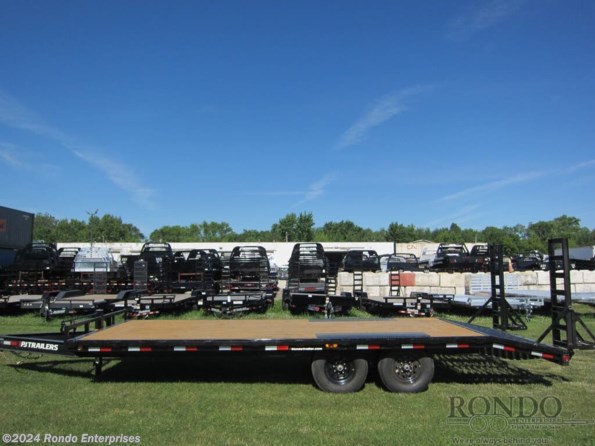 2025 PJ Trailers F8 Equipment Deckover J2272BSBK available in Sycamore, IL