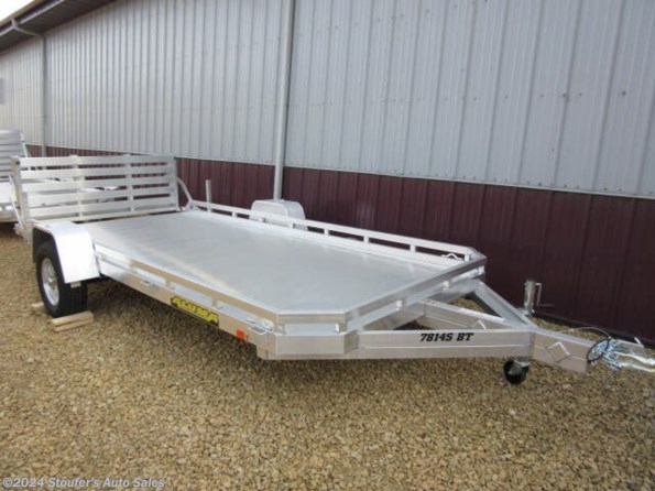 2023 Aluma 7814S-BT 6'6 X 14' UTILITY TRAILER Bifold Tail Gate available in Madison Lake, MN