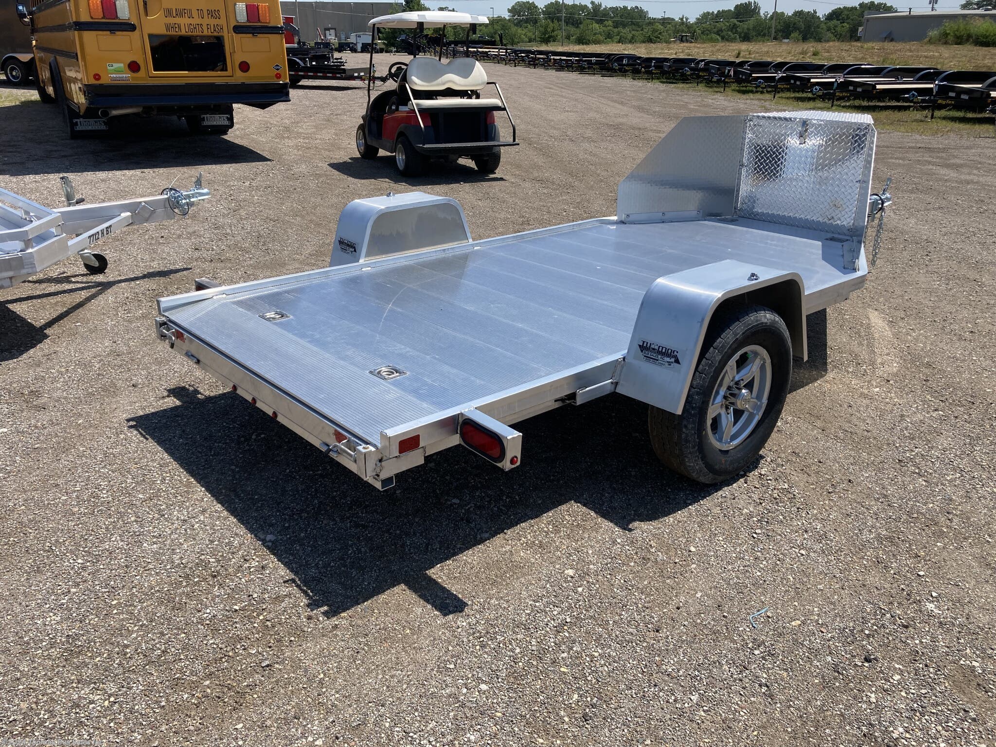 5x10 Motorcycle Trailer for sale | New Aluma TK1 | TrailersUSA