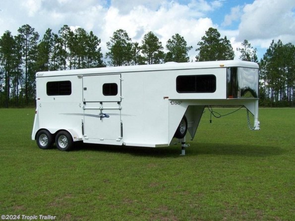 2022 Bee Trailers Thoroughbred Classic 2 Horse Gooseneck available in Fort Myers, FL